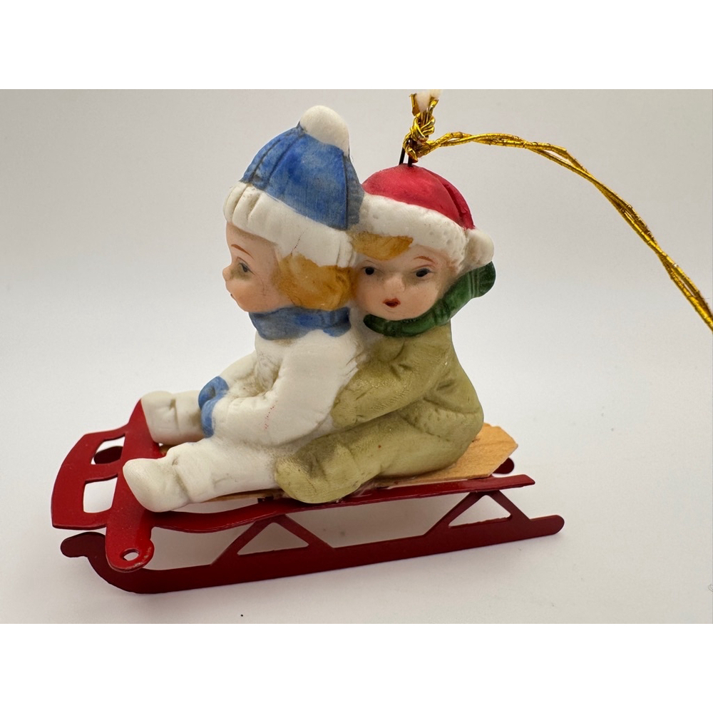 Vintage Ron Gordon Designs Ornament, One Size, White and Red